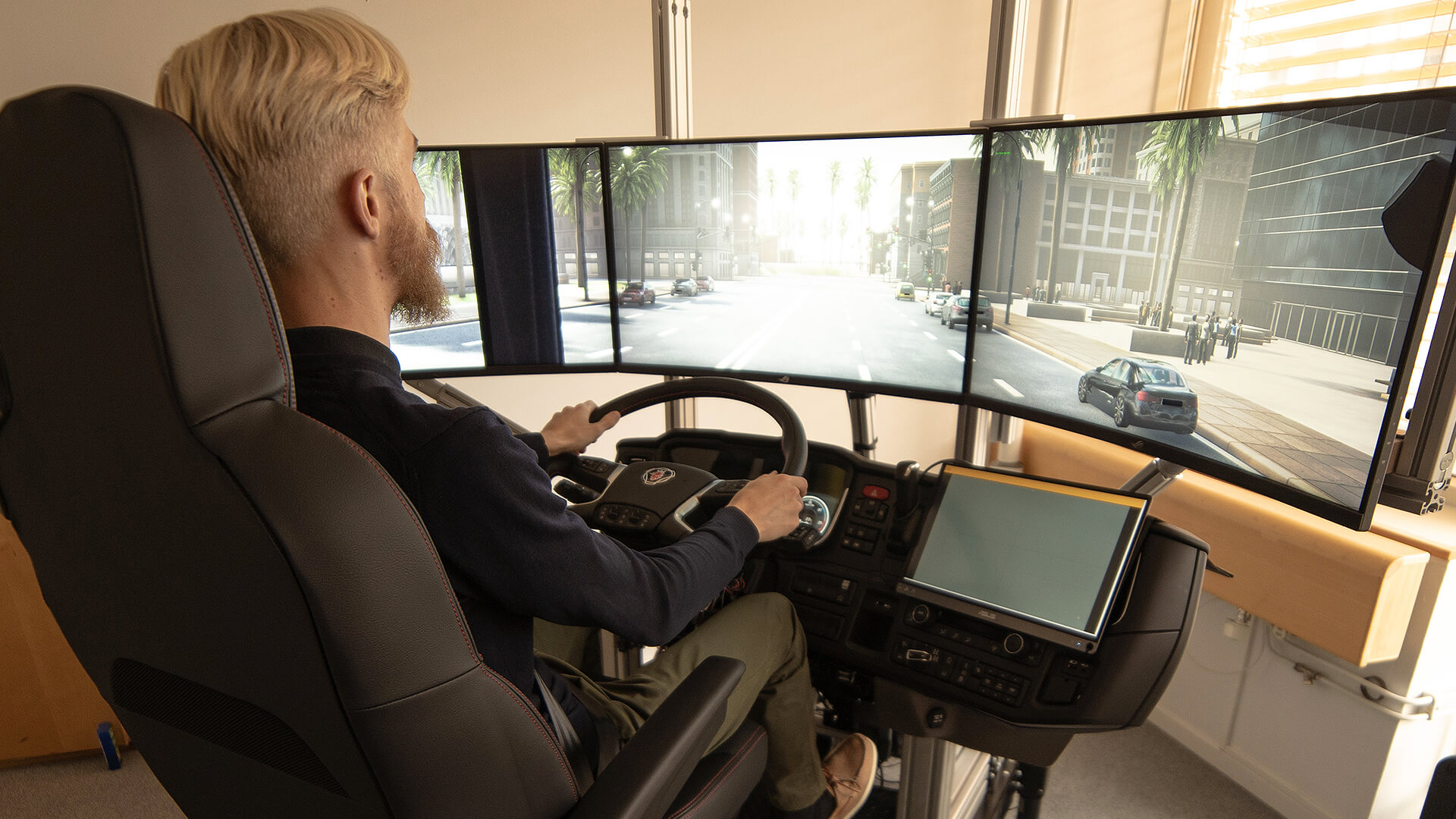 Scania driving simulator